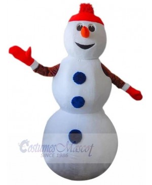 Snowman mascot costume