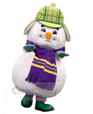 Snowman mascot costume