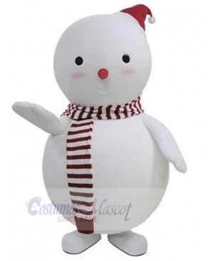 Snowman mascot costume