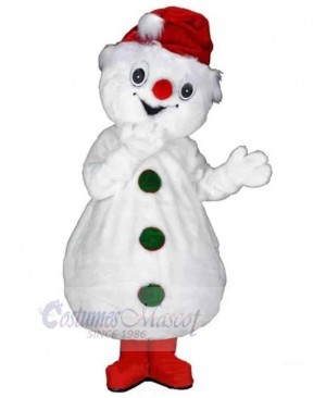 Snowman mascot costume