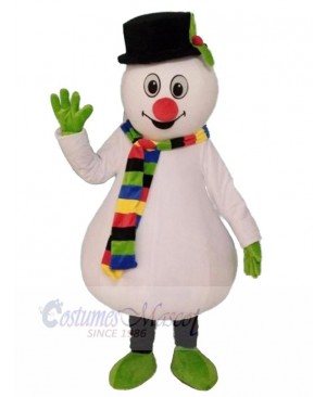 Snowman mascot costume