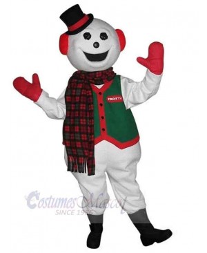 Snowman mascot costume