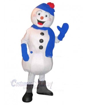 Snowman mascot costume