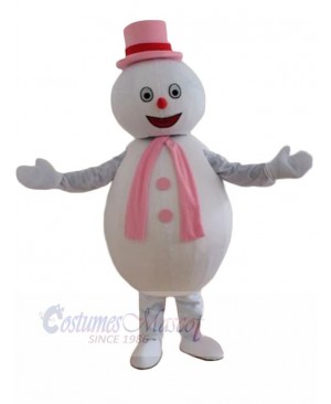 Snowman mascot costume