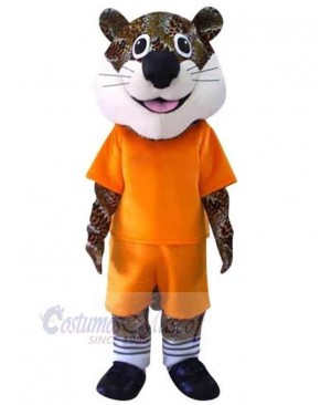 Leopard mascot costume