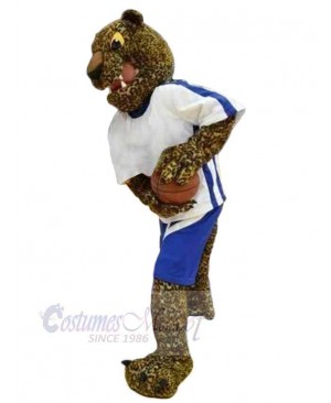 Leopard mascot costume