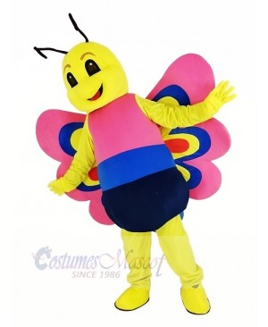 Pink Lightweight Butterfly Mascot Costume Animal