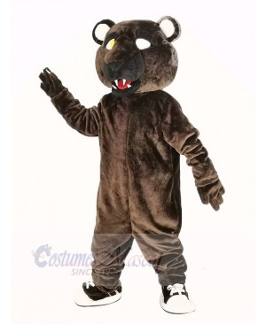 Dark Brown Panther Mascot Costume