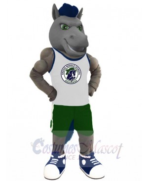 Mustang mascot costume