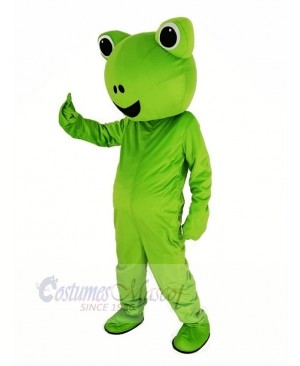 Green Frog Mascot Costume