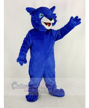 Blue Bobcats Mascot Costume Animal