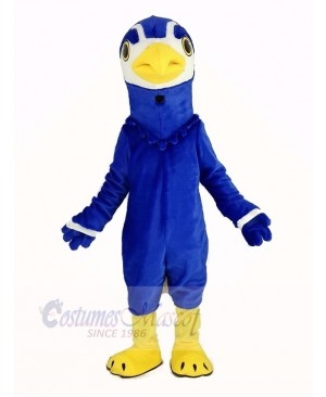 Strong Blue Hawk Mascot Costume Animal