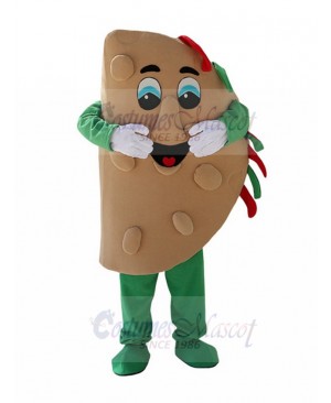 Cute Taco Mascot Costume Cartoon