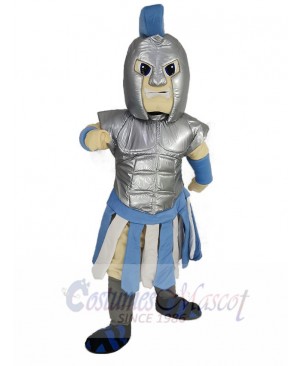 Blue and Silver Titan Spartan Mascot Costume