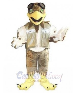 Pilot Eagle mascot costume