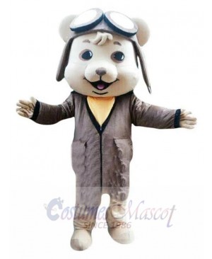 Pilot Mouse mascot costume