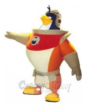 Astronaut Penguin mascot costume