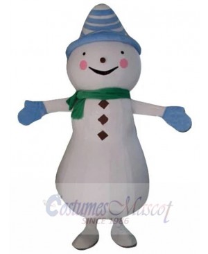 Snowman mascot costume