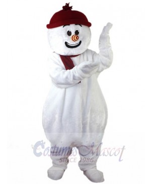 Snowman mascot costume