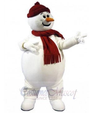 Snowman mascot costume