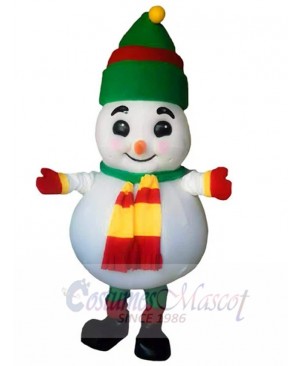 Snowman mascot costume