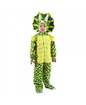 New Triceratops Dinosaur Costume Dinosaur Jumpsuit Halloween Christmas Dress up Gift for Kid