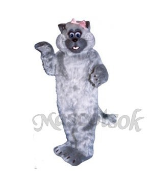Cute Tabitha Cat Mascot Costume