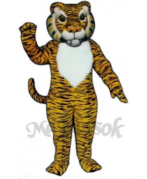 Cute Comic Tiger Mascot Costume
