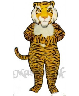 Cute Jungle Tiger Mascot Costume