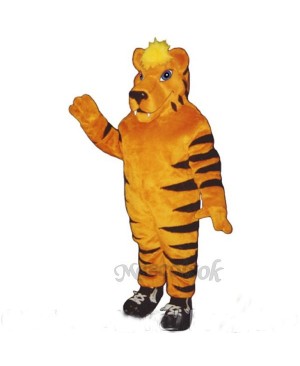 Cute Tiger with Sneakers Mascot Costume