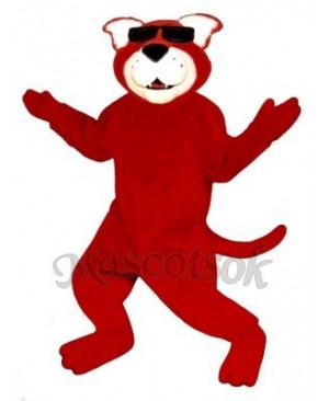 Cute Ready Red Cat Mascot Costume