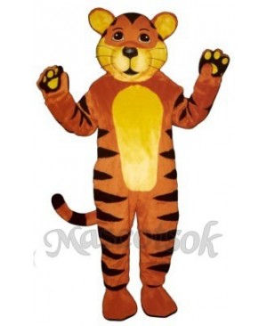 Cute Tiger Cub Mascot Costume