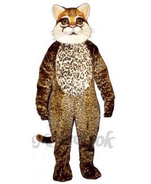 Cute Ocelot Cat Mascot Costume