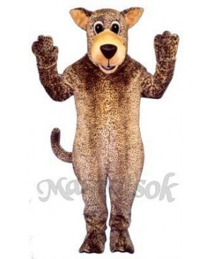 Cute Leo Leopard Mascot Costume