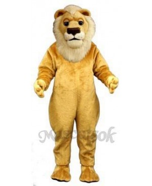 Cute Sleepy Lion Mascot Costume