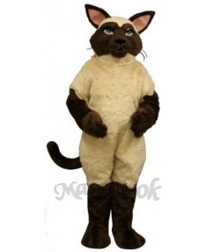 Cute Sally Siamese Cat Mascot Costume