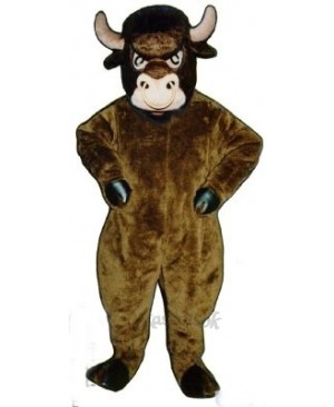 Cartoon Bull Mascot Costume