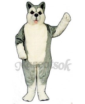 Cute Siberian Husky Dog Mascot Costume