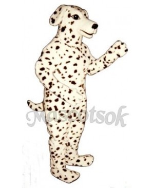 Cute Realistic Dalmatian Dog Mascot Costume
