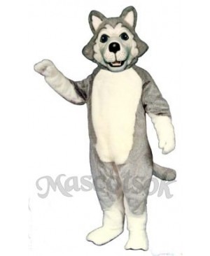 Cute Wolf Dog Mascot Costume