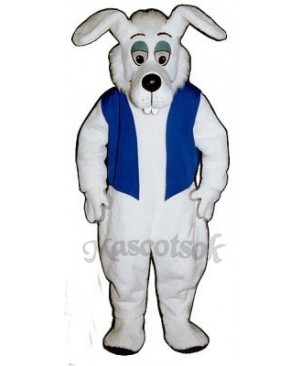 Cute Buck Tooth Dog with Vest Mascot Costume