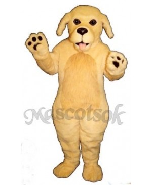 Cute Blonde Dog Mascot Costume