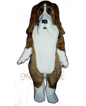 Cute Basset Hound Dog Mascot Costume