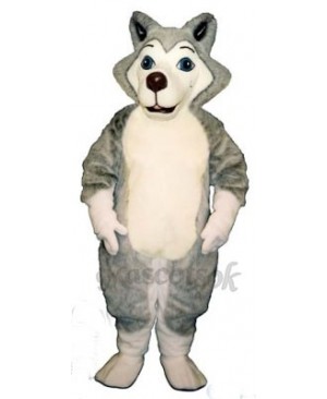 Cute Herman Husky Dog Mascot Costume