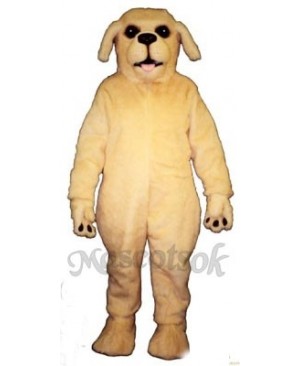 Cute Golden Lab Dog Mascot Costume