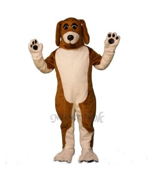 Cute Bossy Beagle Dog Mascot Costume