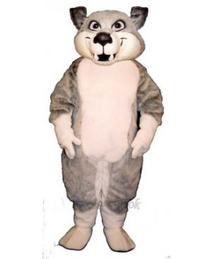 Cute Charley Wolf Mascot Costume