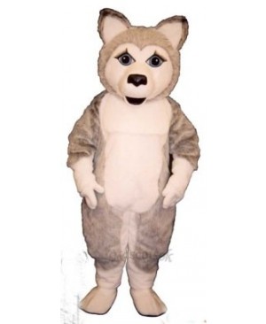 Cute Girl Wolf Mascot Costume