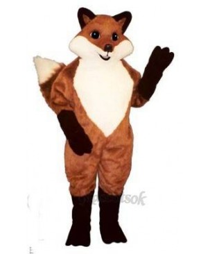 Cute English Fox Mascot Costume