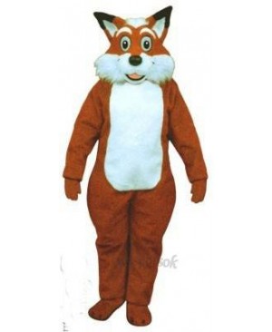 Cute Fred Fox Mascot Costume